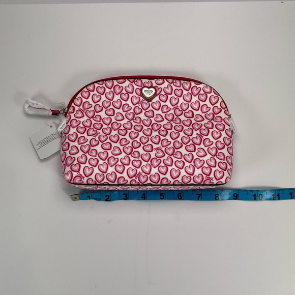 Coach Getaway Heart Print Cosmetic Pouch [B] - Picture 9 of 12